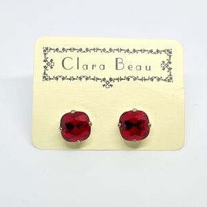Clara Beau Swarovski Crystal Stud Earrings NEW CHRISTMAS VINTAGE